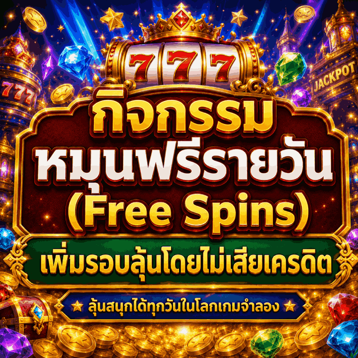 กิจกรรมหมุนฟรีรายวัน (Free Spins)